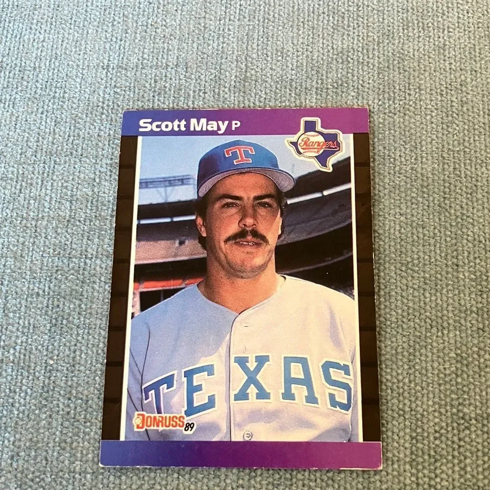 1989 Donruss Texas Rangers Baseball Card Trading Card